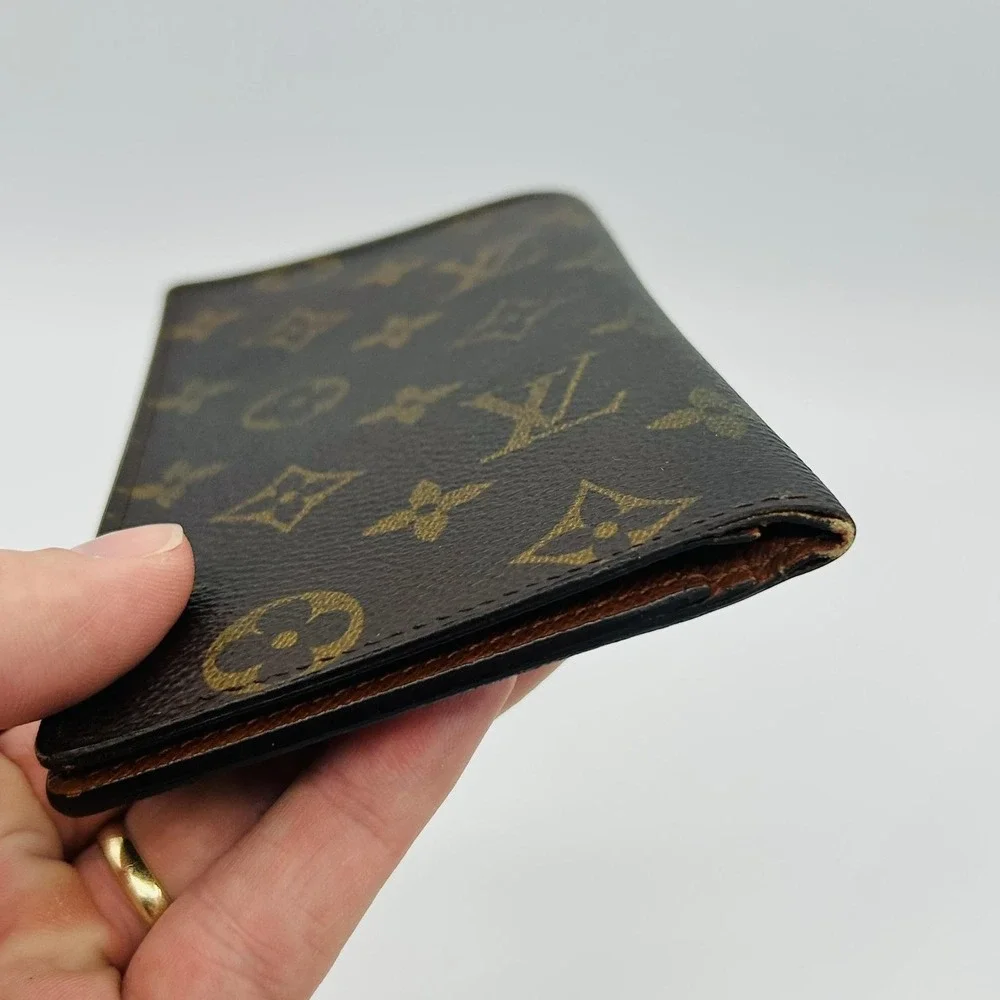 Louis Vuitton Wallet Womens One Size Brown Monogram Long Bifold Credit Card